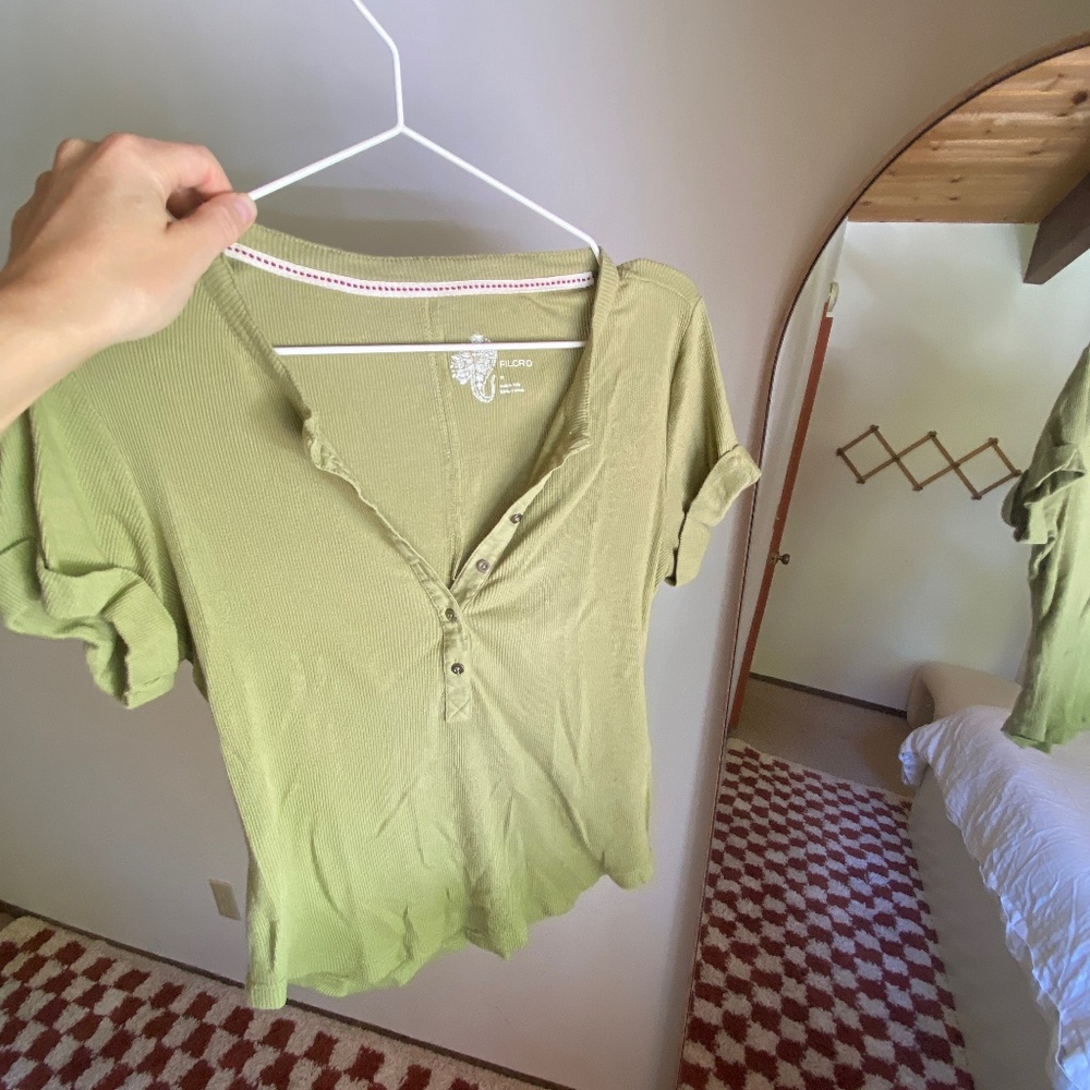 Anthropologie Henley tee